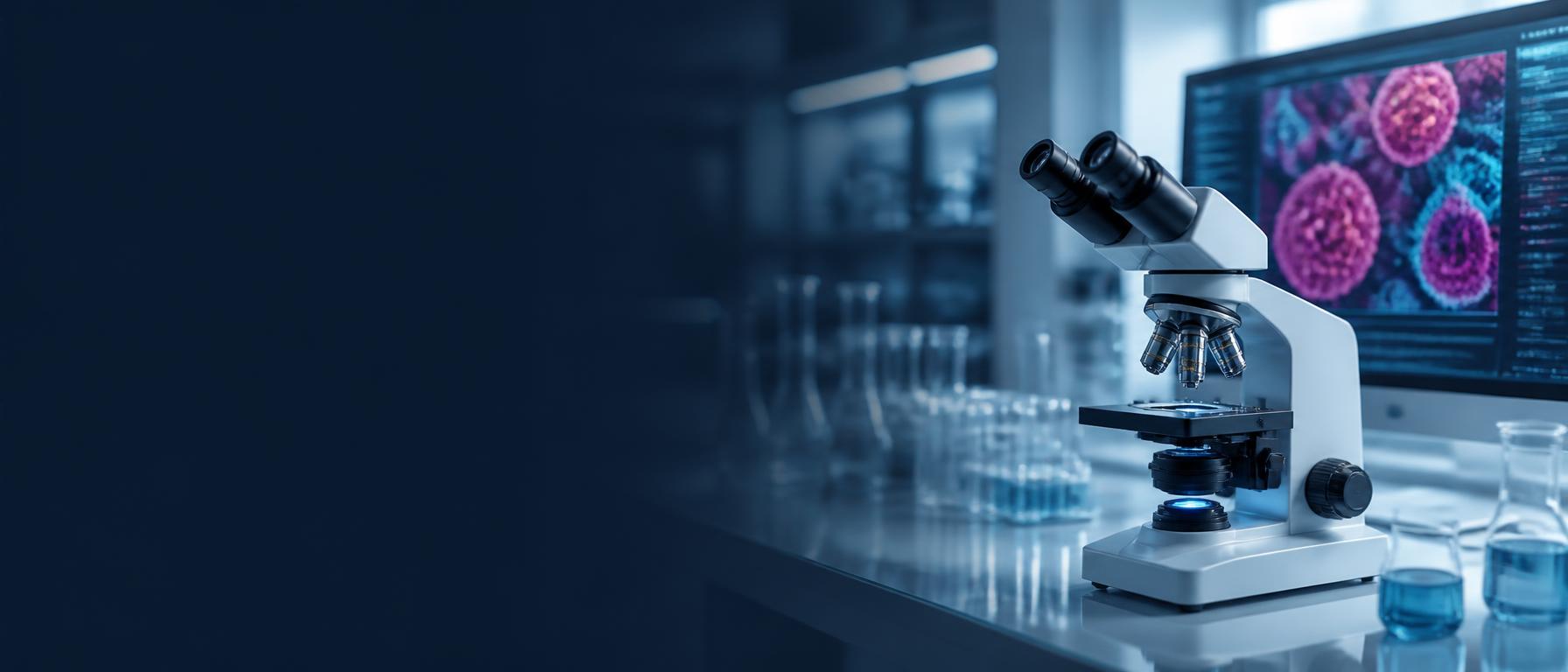 Laboratory microscope and cancer cell analysis