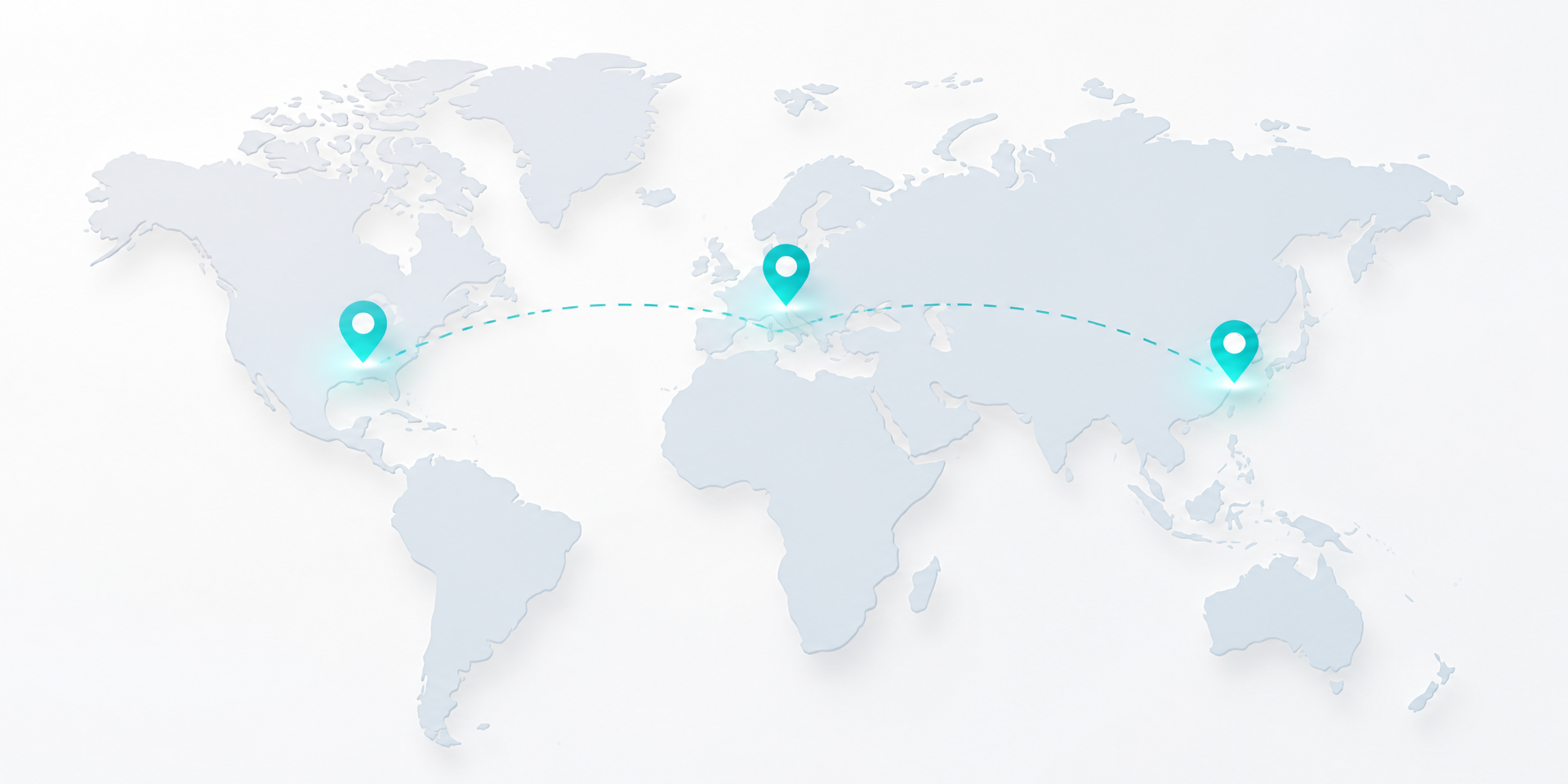 World map showing OncoXAI clinical and scientific footprint across North America, Europe and Asia Pacific